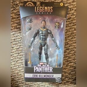 Hasbro Marvel Legends Erik Killmonger Figure Black Panther 6 Unopened